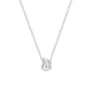 Estella Bartlett Silver Plated Knot Charm Necklace